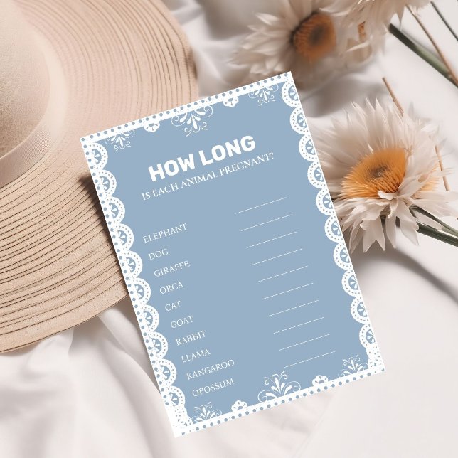 Mexikanskt temakort för babyduschspel för gravid inbjudningar (Skapare uppladdad)