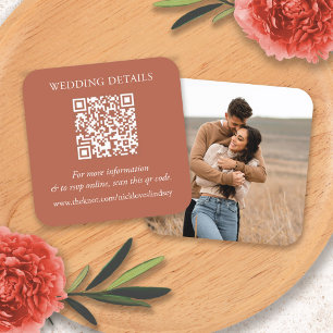 Mexikanskt Terra Cotta QR-OSA kort