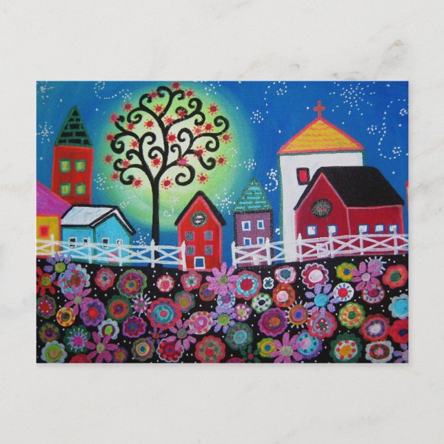 MEXIKANSKT TOTT POSTCARD VYKORT (Framsida)