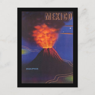 mexikanskt vykort för vulcano