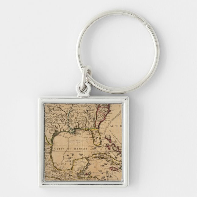 Mexiko 10 fyrkantig silverfärgad nyckelring (Framsidan)