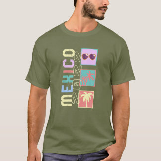 Mexiko 2022 Vacation, mexikanskt matchningsblock f T Shirt