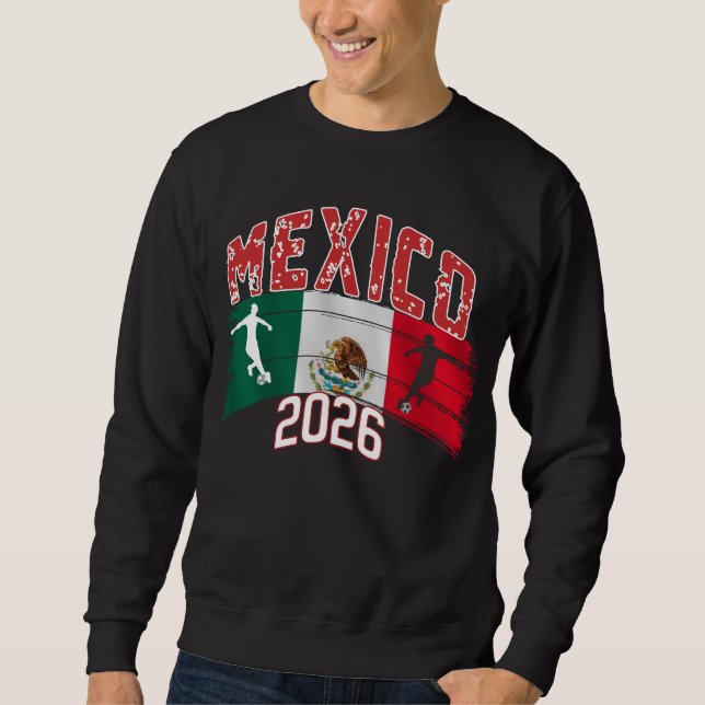 Mexiko 2026 Nation Stolt  Lång Ärmad Tröja (Framsida)