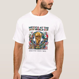 Mexiko 2026 VM T-Shirt - Officiell arrangör & He