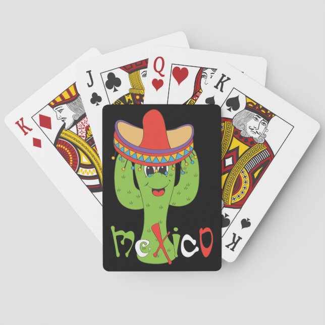 Mexiko 3 Cycle®-uppspelningskort Kortlek (Baksidan)