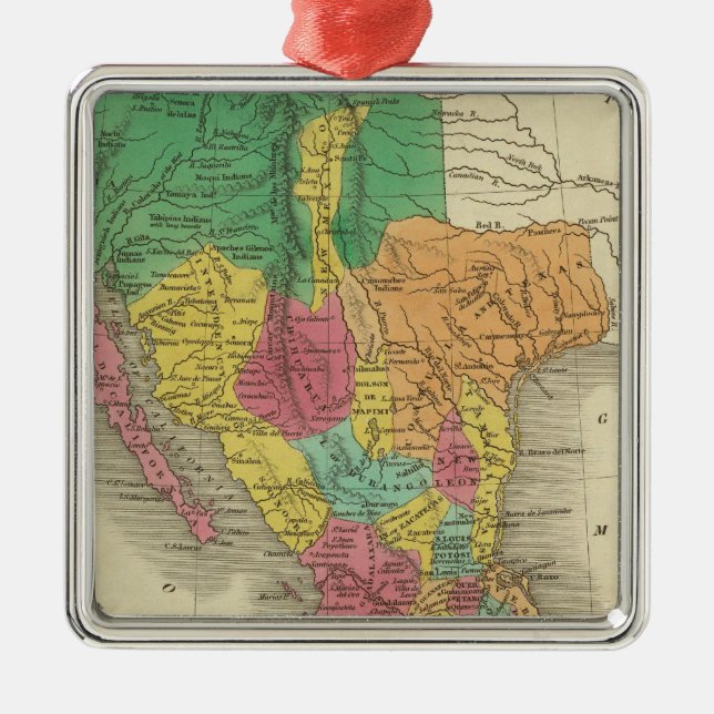 Mexiko 3 julgransprydnad metall (Framsidan)