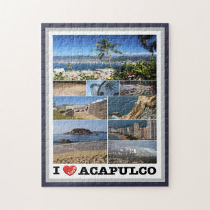 Mexiko - Acapulco - I Kärlek - Pussel