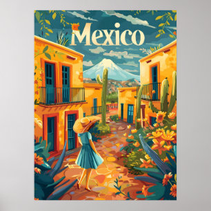 Mexiko art poster