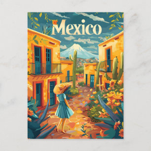 Mexiko art vykort