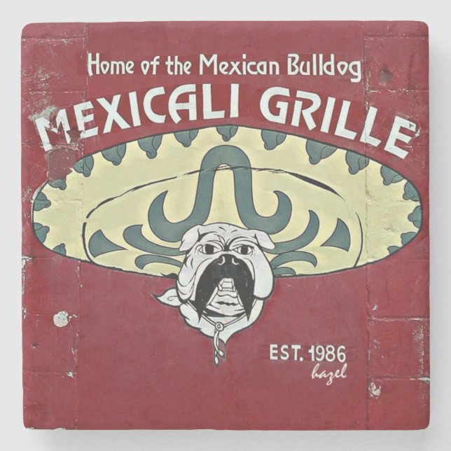 Mexiko, Aten, Georgien, Marble Stone Underlägg. Underlägg Sten (Framsidan)