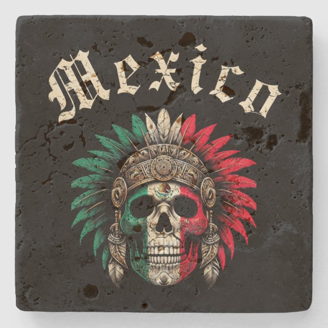 Mexiko Aztek  Stenunderlägg (Framsidan)