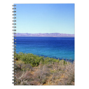 Mexiko, Baja California Sur, Mulege, Bahia 2 Anteckningsbok Med Spiral