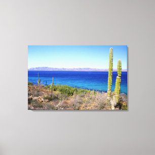Mexiko, Baja California Sur, Mulege, Bahia 2 Canvastryck