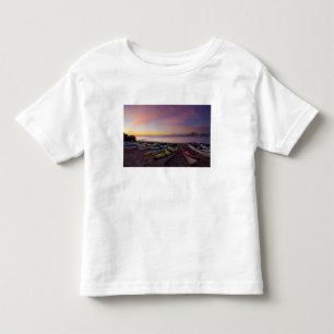 Mexiko, Baja, Cortez hav. Sjökajaker och Tee Shirt