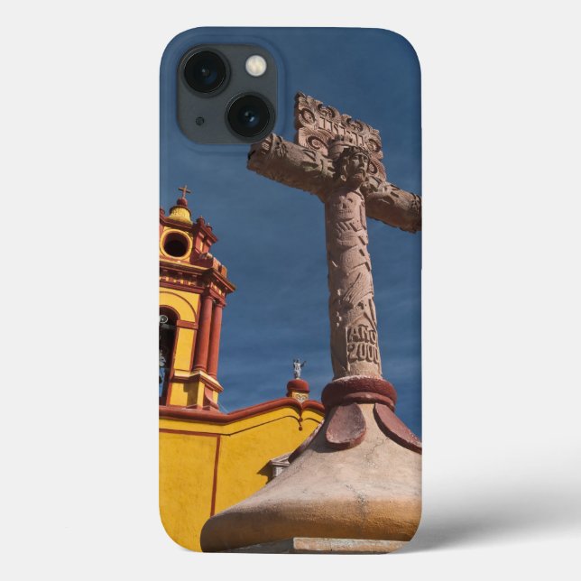 Mexiko, Bernal. Utsikt över Iglesia de San Sebasti (Baksida)