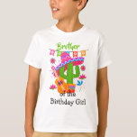 Mexiko Birthday Girl Fiesta | Mexiko Brother T Shirt<br><div class="desc">Firar födelsedag med denna speciella t-shirt,  speciell och personlig design</div>