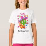Mexiko Birthday Girl Fiesta | Mexiko Sister T Shirt<br><div class="desc">Firar födelsedag med denna speciella t-shirt,  speciell och personlig design</div>