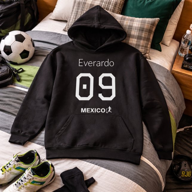 Mexiko Bortajacka Stil Anpassad Bakre Tryckning Hoodie (Skapare uppladdad)