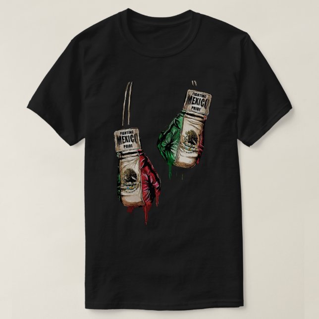 Mexiko Boxing MMA Mexican Classic T Shirt (Design framsida)