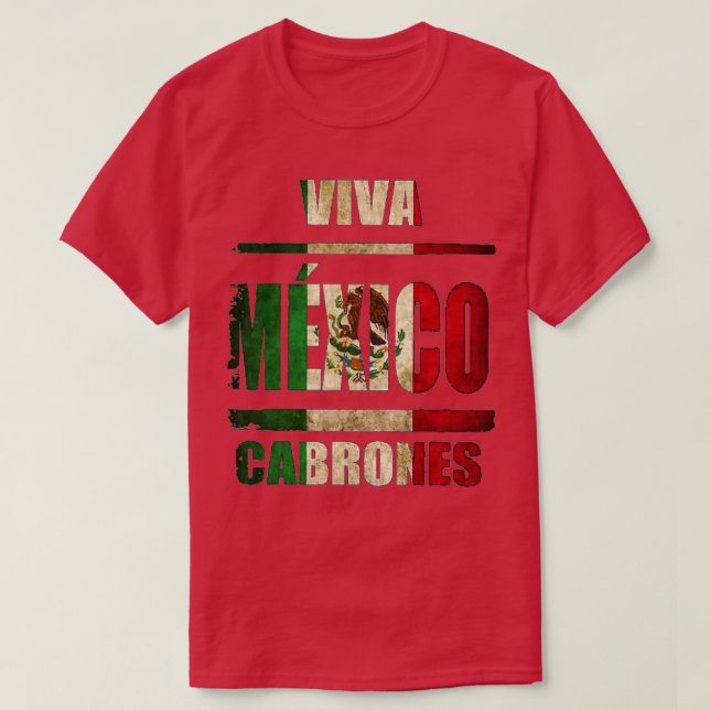 Mexiko Cabrones och christmas mexico T Shirt (Design framsida)
