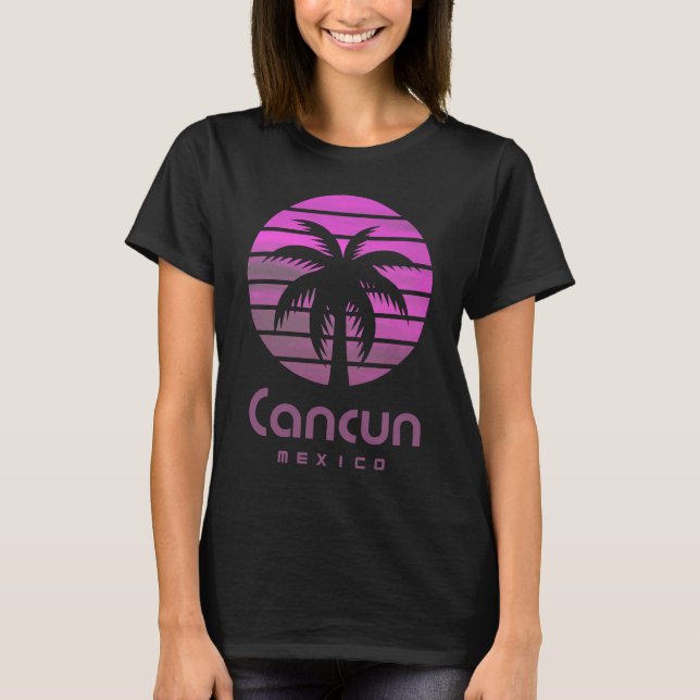 Mexiko Cancun T Shirt (Framsida)