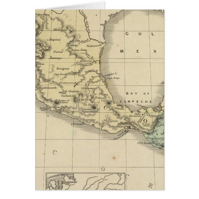 Mexiko, Centralamerika Hälsningskort (Framsidan)