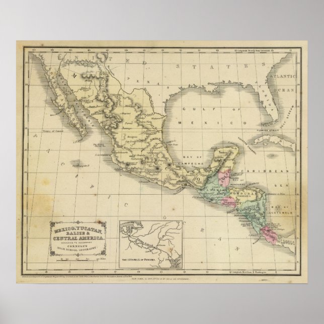Mexiko, Centralamerika Poster (Framsidan)