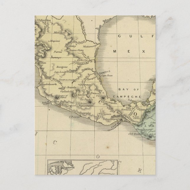 Mexiko, Centralamerika Vykort (Framsida)