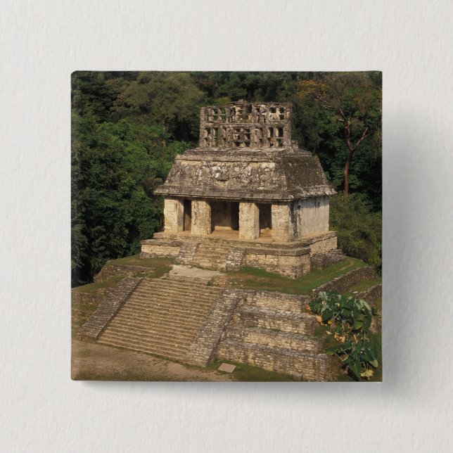Mexiko, Chiapas provins,  Palenque, Solens tempel Knapp (Framsida)