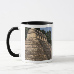 Mexiko, Chiapas provins, Palenque. Tempel 2 Mugg