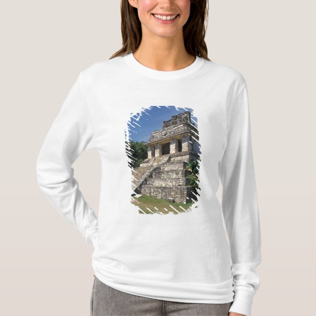 Mexiko, Chiapas provins, Palenque. Tempel av T Shirt (Framsida)