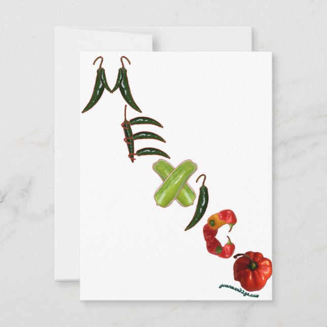 Mexiko Chili Peppers (Framsida)