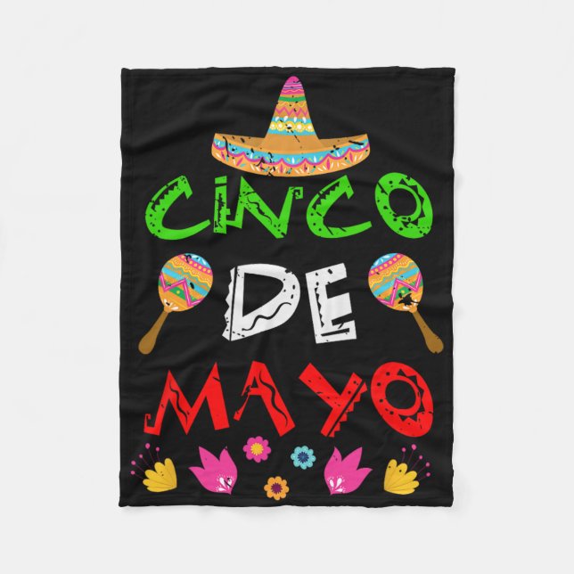 Mexiko Cinco De Mayo Fleecefilt (Framsidan)