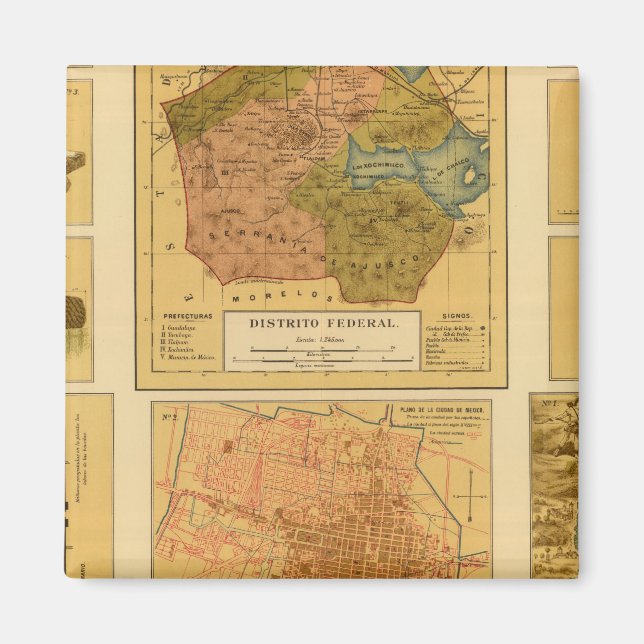 Mexiko City 2 Magnet (Framsidan)