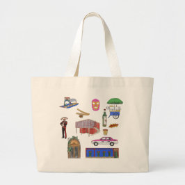 Mexiko City Bachelorette Jumbo Tygkasse
