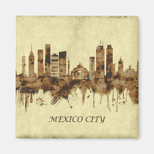 Mexiko City Mexico Cityscape Magnet