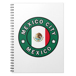 Mexiko City Mexiko Anteckningsbok Med Spiral