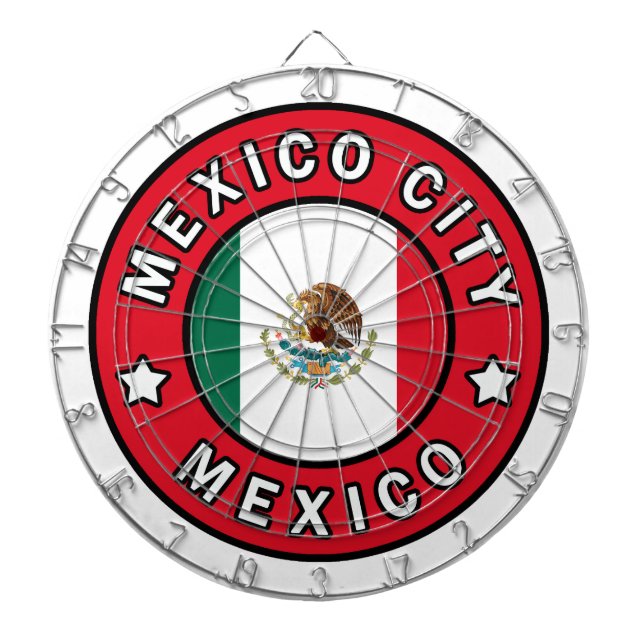 Mexiko City Mexiko Darttavla (Framsidan)