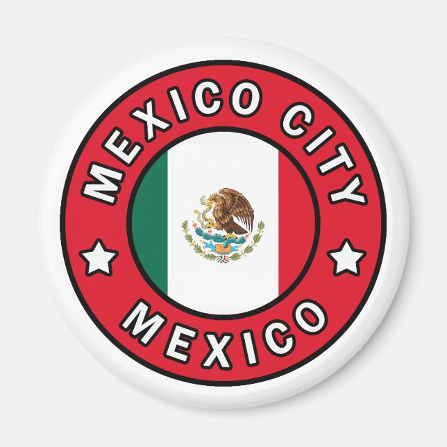 Mexiko City Mexiko Magnet (Framsidan)