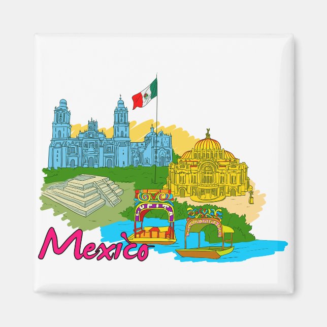 Mexiko City - Mexiko.png Magnet (Framsidan)