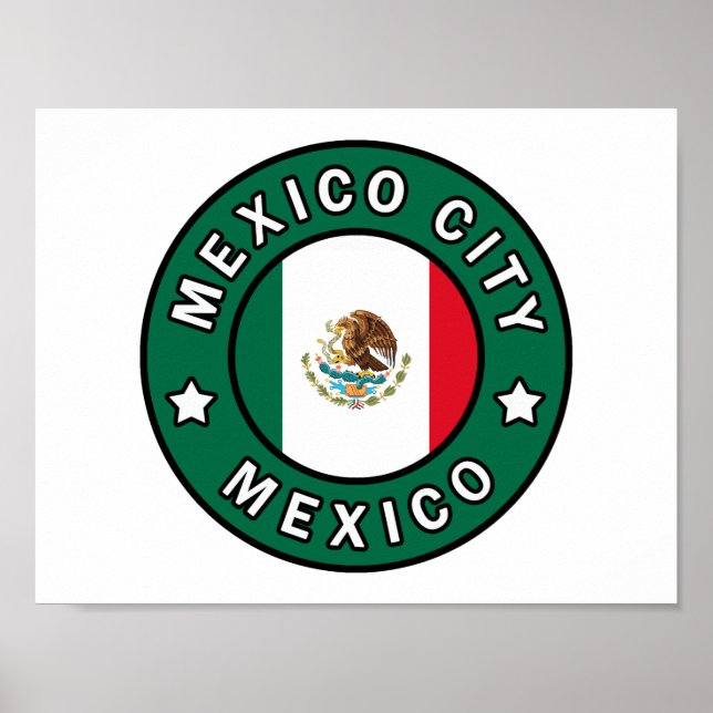 Mexiko City Mexiko Poster (Framsidan)