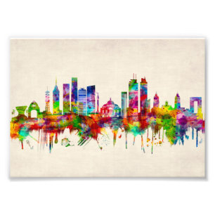 Mexiko City Mexiko Skyline Fototryck