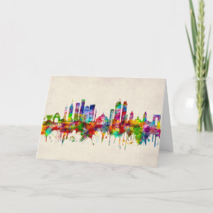 Mexiko City Mexiko Skyline Helgkort