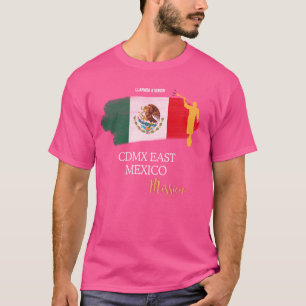 Mexiko City Öster CDMX ÖSTER Mormon LDS Uppdrag mi T Shirt