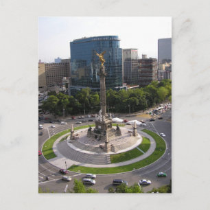 Mexiko City Paseo de la Reforma Vykort