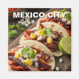 Mexiko City Tacos al pastor Magnet