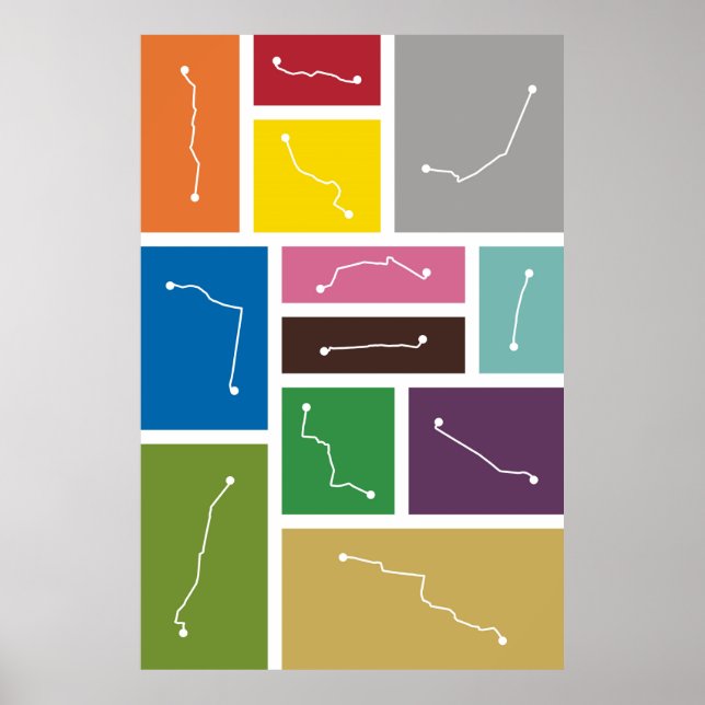 Mexiko City - Transit Palettes Poster (Framsidan)