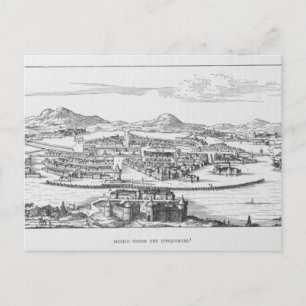 Mexiko City under erövret Vykort