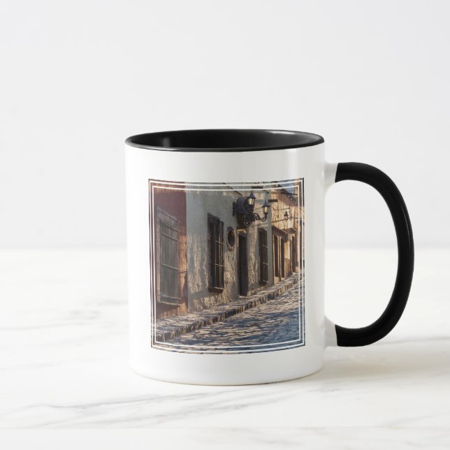 Mexiko Cobblestone Street Mugg (Höger)