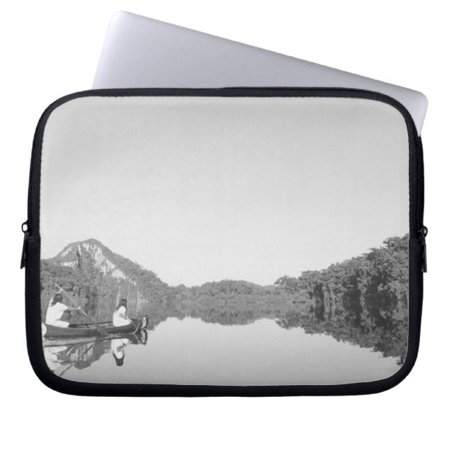 Mexiko, CONANP-parkrange patrullerande med sin son Laptop Sleeve (Framsidan)